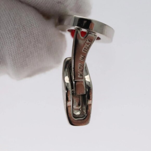 LOEWE Cuffs metal Silver tone Auth 98157 - Picture 9 of 14